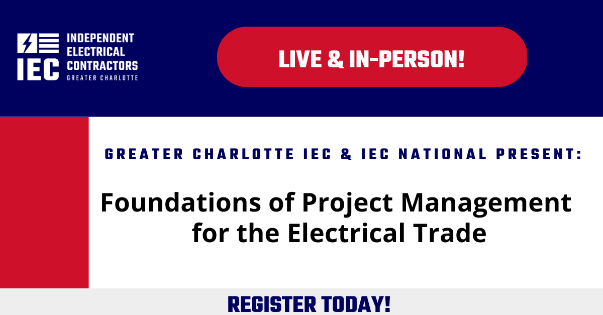 Foundations of Project Management for the Electrical Trade