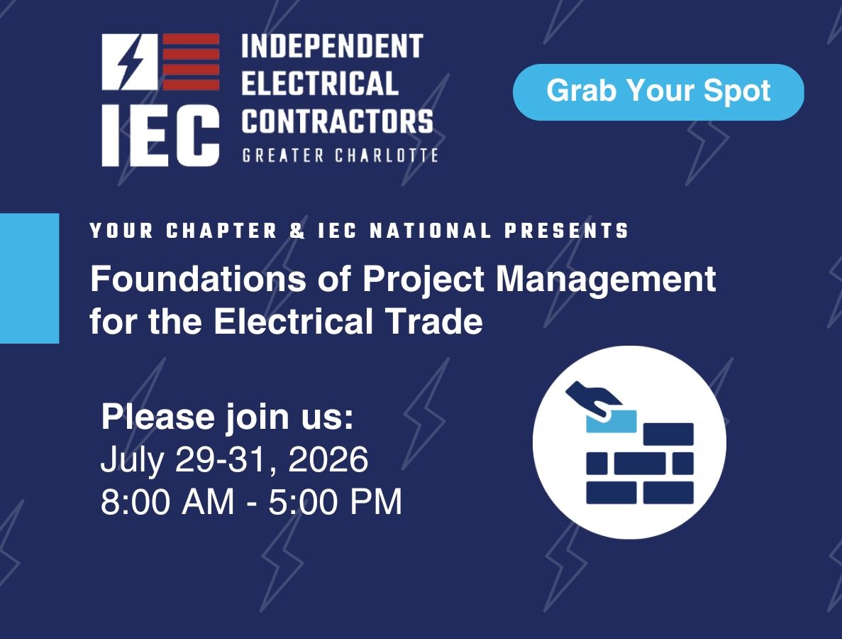 Foundations of Project Management for the Electrical Trade